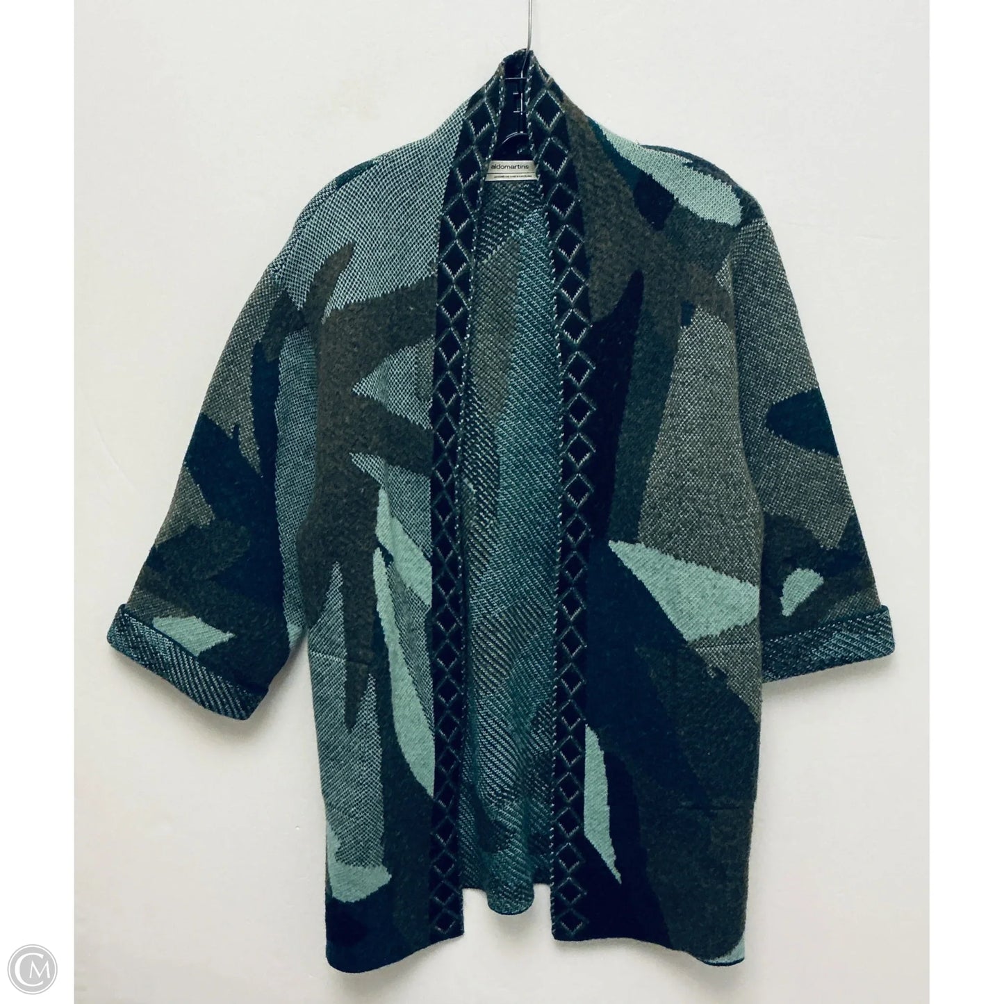 Sweater Cardigan By Aldomartins In Green, Size: Xsp