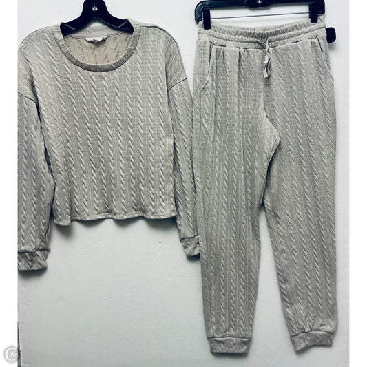 Lounge Set Pants By Olive And Oak In Tan, Size: M