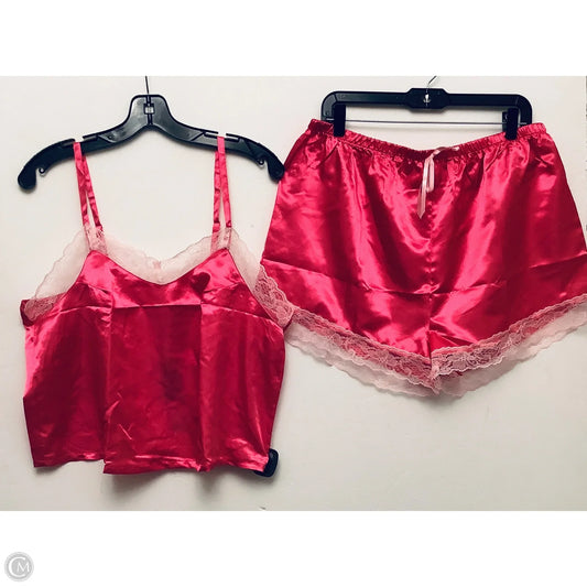 Pajamas 2pc By Fashion Nova In Pink, Size: Xl