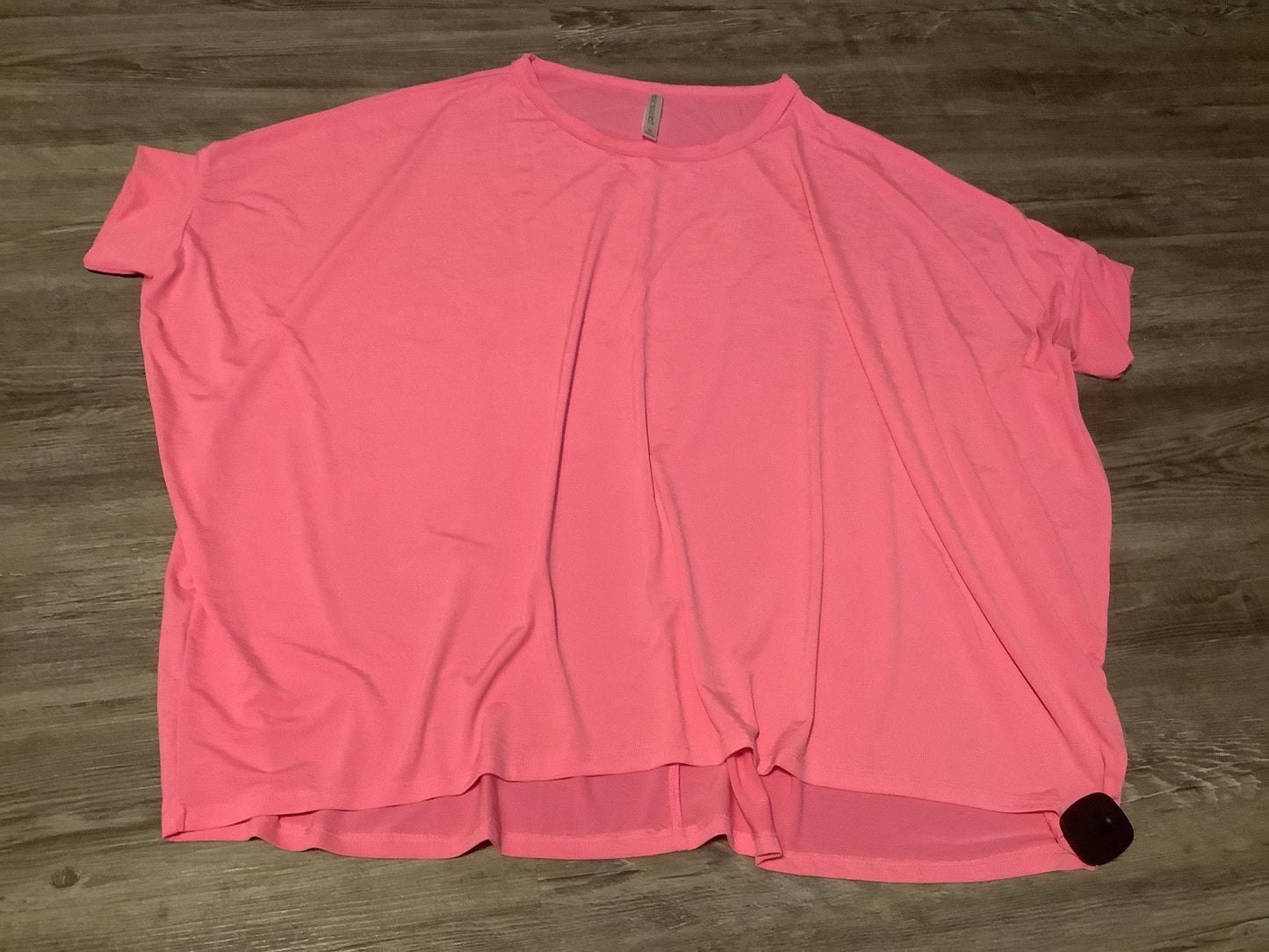 Pink Top Short Sleeve Clothes Mentor, Size Xl