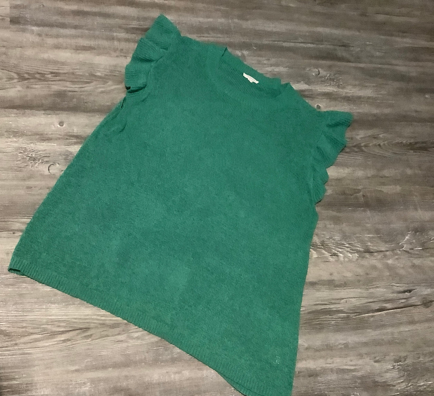 Green Top Short Sleeve Jodifl, Size 2x
