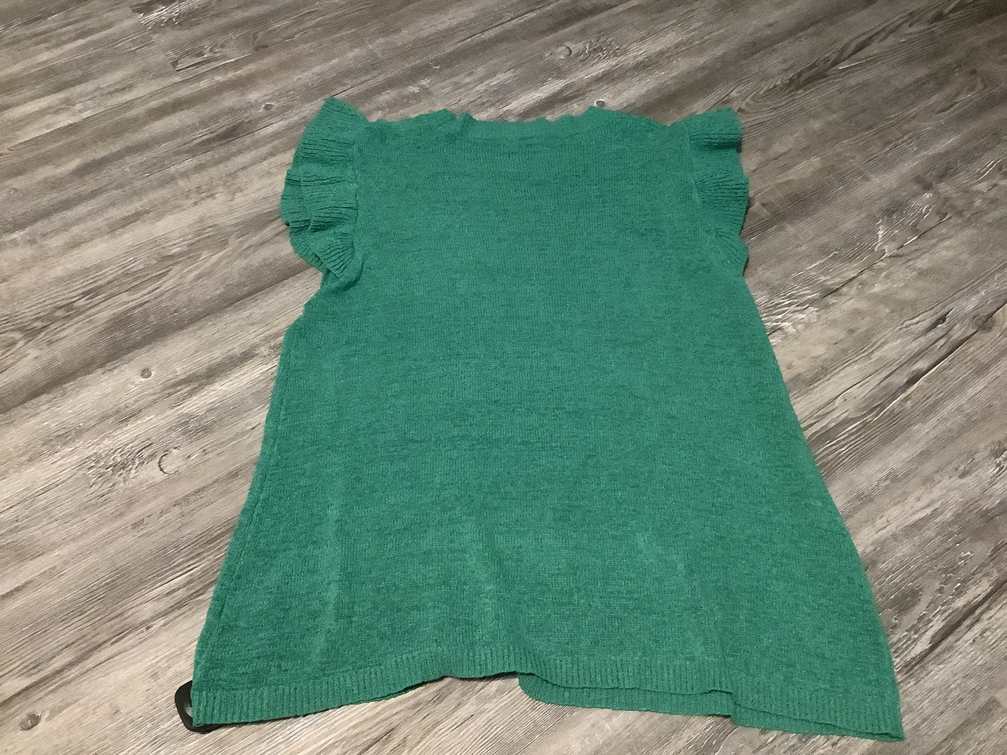 Green Top Short Sleeve Jodifl, Size 2x