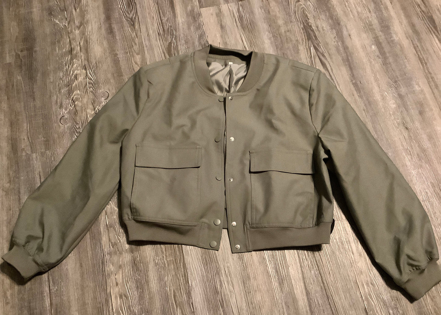 Jacket Other By Clothes Mentor In Green, Size: S