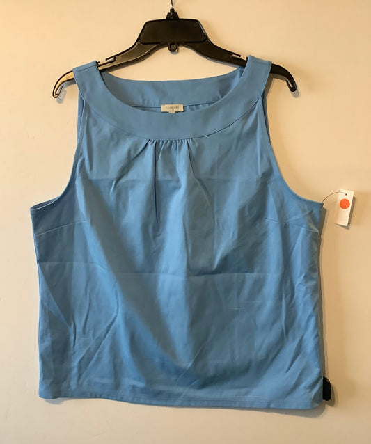 Top Sleeveless By Talbots In Blue, Size: Xl