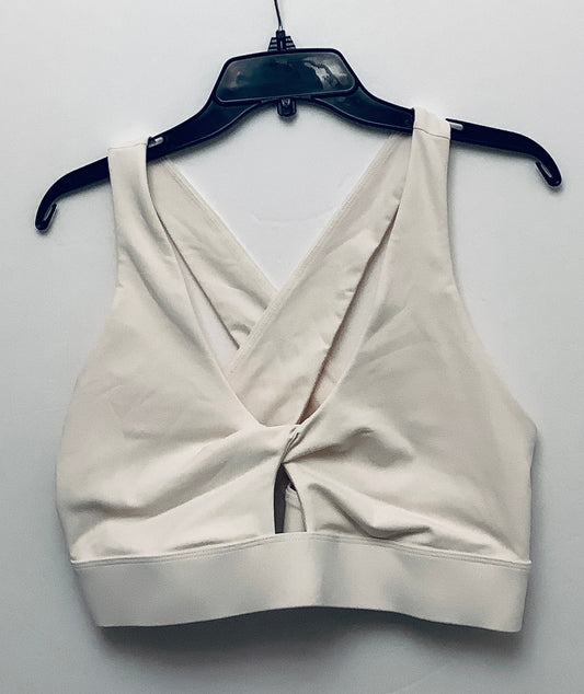 Athletic Bra By Fabletics In Cream, Size: Xxl