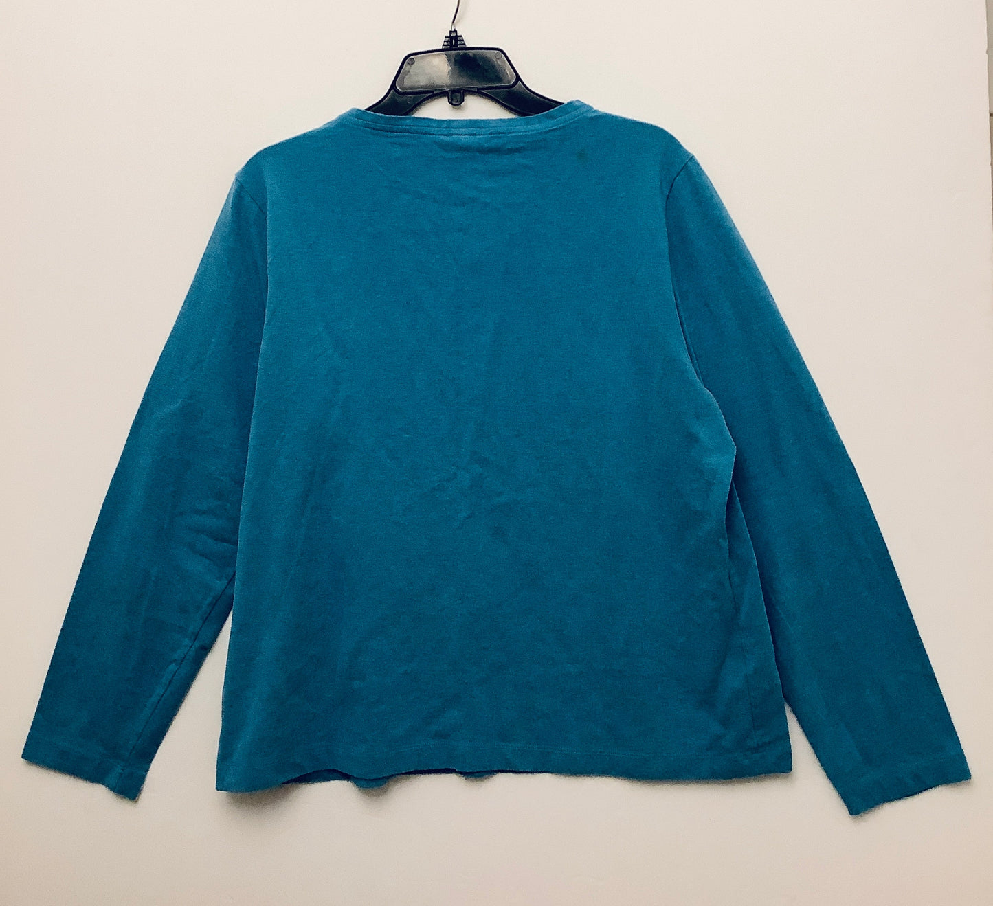 Top Long Sleeve By Lands End In Blue, Size: Xl