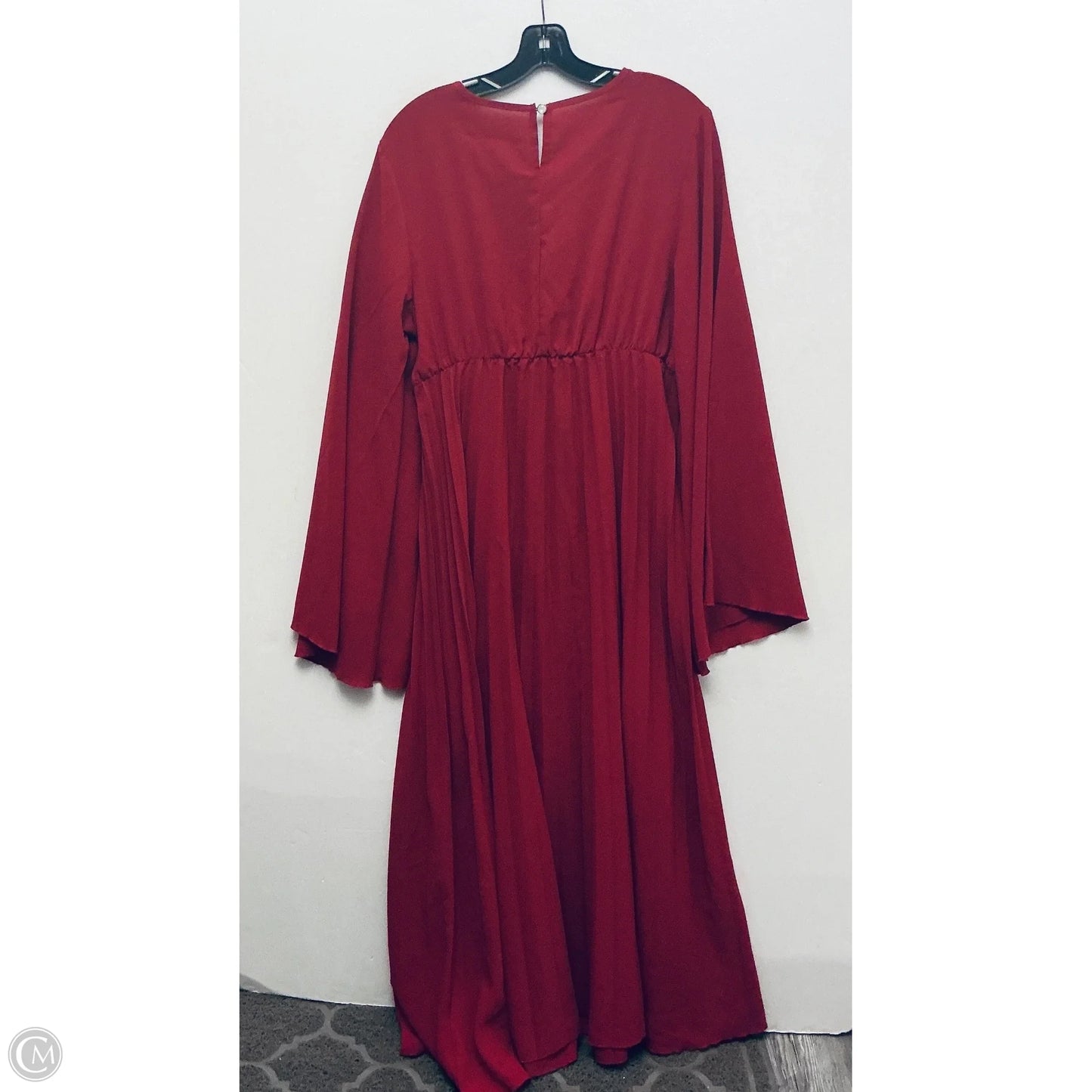 Dress Casual Midi By Shein In Red, Size: Xl
