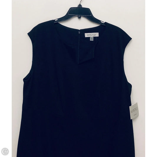 Dress Work By Kasper In Black, Size: Xxl