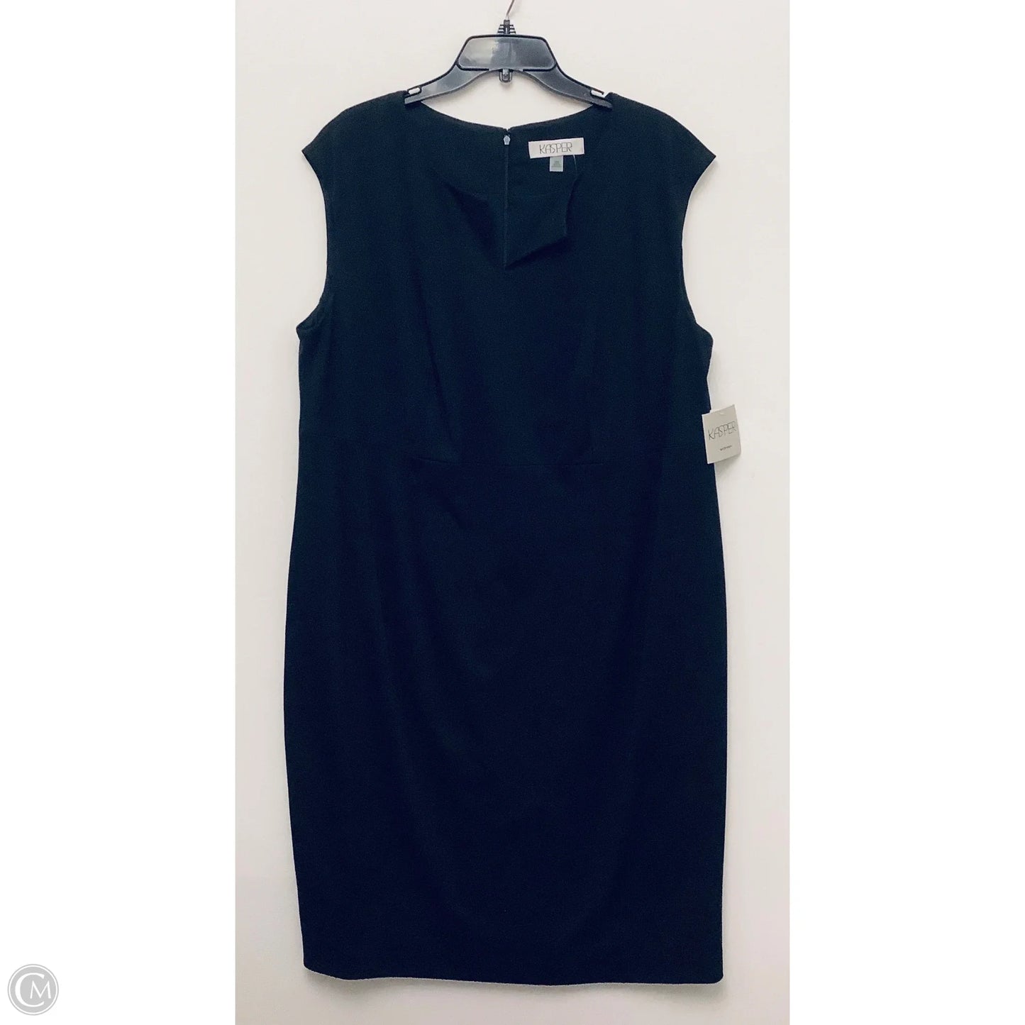 Dress Work By Kasper In Black, Size: Xxl
