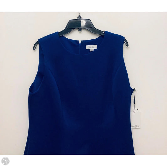 Dress Work By Calvin Klein In Blue, Size: Xxl