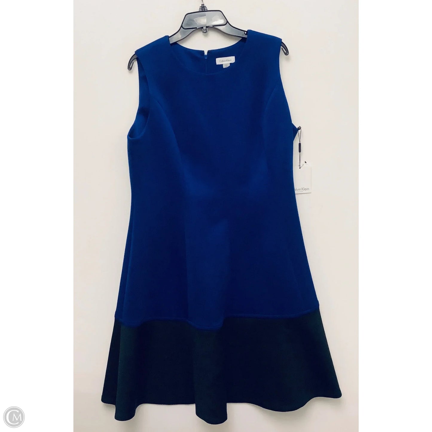 Dress Work By Calvin Klein In Blue, Size: Xxl