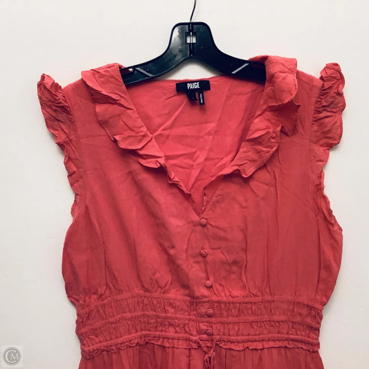 Dress Casual Short By Paige In Pink, Size: L