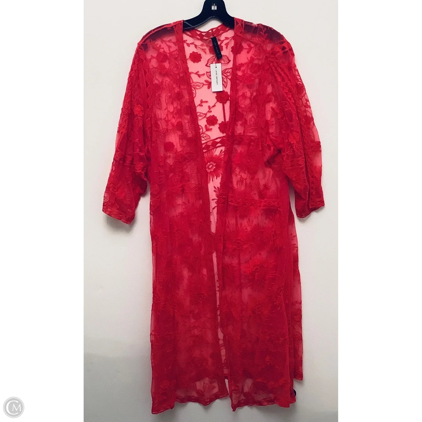 Kimono By Lane Bryant In Pink, Size: 2x