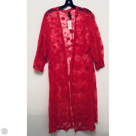 Kimono By Lane Bryant In Pink, Size: 2x