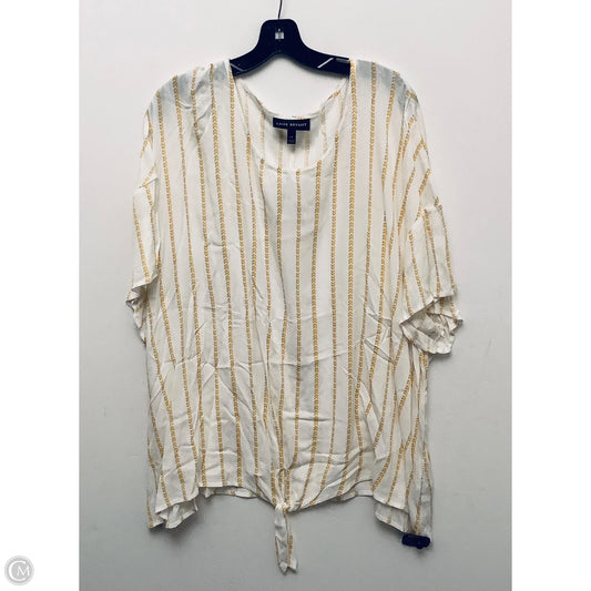 Top Short Sleeve By Lane Bryant In Striped Pattern, Size: 2x