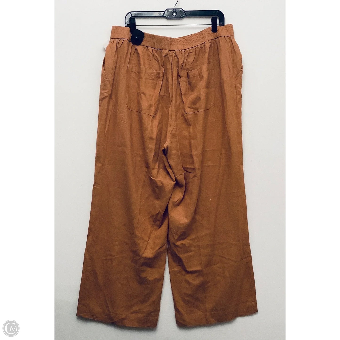 Pants Linen By Marc New York In Brown, Size: Xl