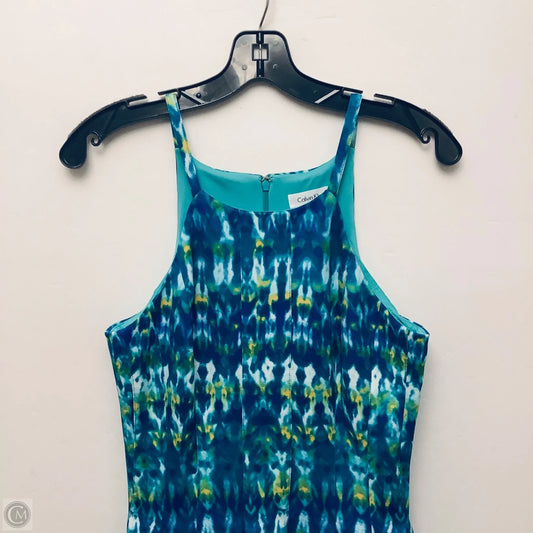 Dress Casual Short By Calvin Klein In Blue, Size: M