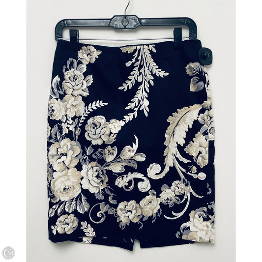 Skirt Mini & Short By White House Black Market In Floral Print, Size: 4