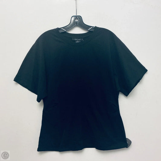 Top Short Sleeve Basic By Sanctuary In Black, Size: Xl