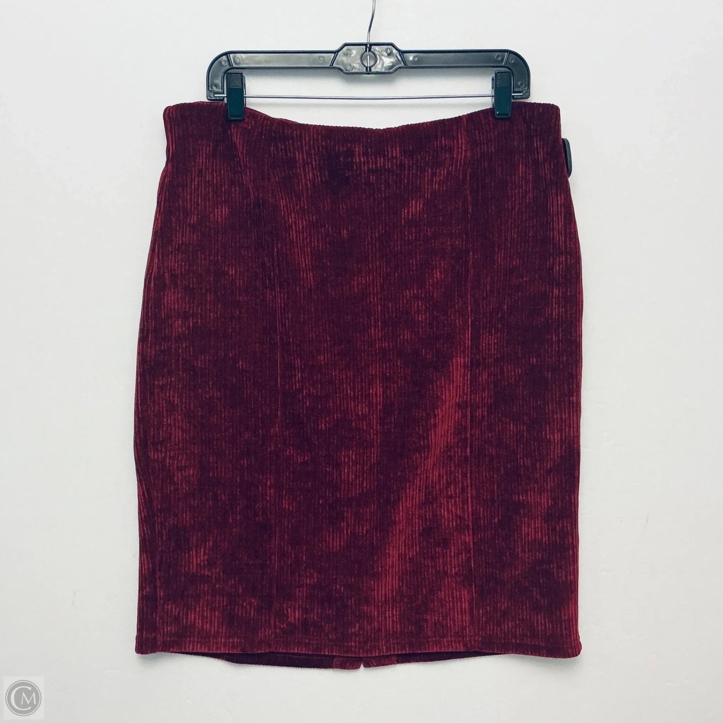 Skirt Midi By Kate Kasin In Maroon, Size: 2x