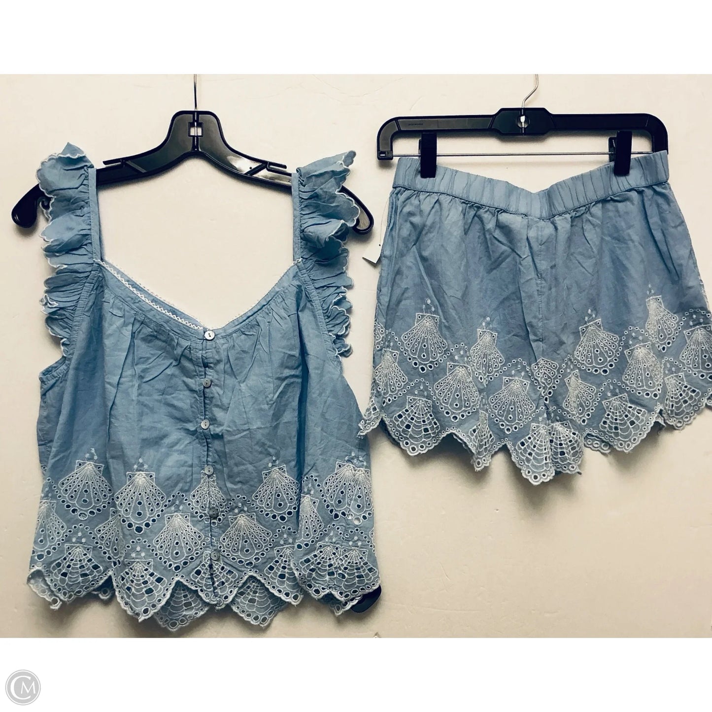 Pajamas 2pc By Calypso St Barth In Blue, Size: S