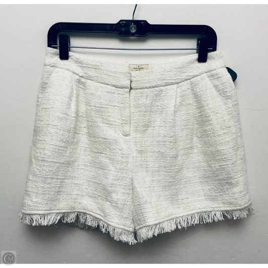 Shorts Designer By Kate Spade In White, Size: 4