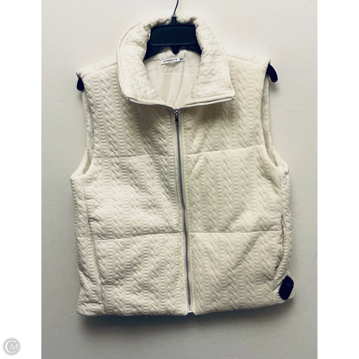 Vest Other By Staccato In Cream, Size: M
