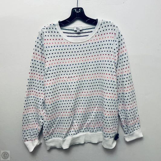 Top Long Sleeve By Kim Rogers In Multi-colored, Size: Xl