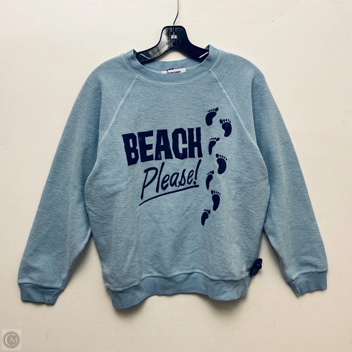 Sweatshirt Crewneck By Daydreamer In Blue, Size: S