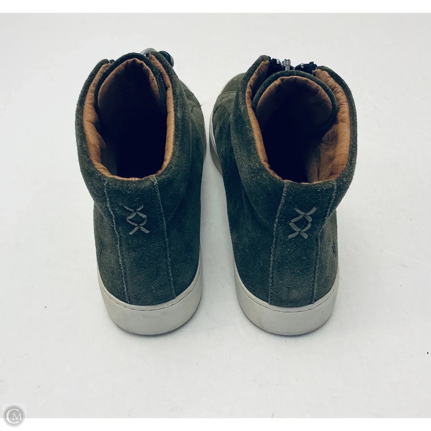 Shoes Designer By Frye In Green, Size: 7