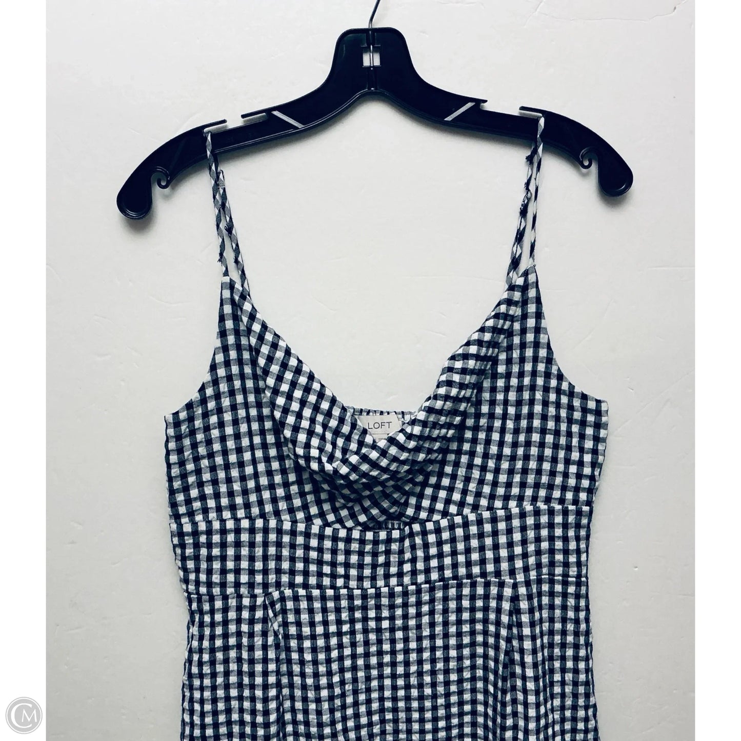 Dress Casual Short By Loft In Checkered Pattern, Size: L