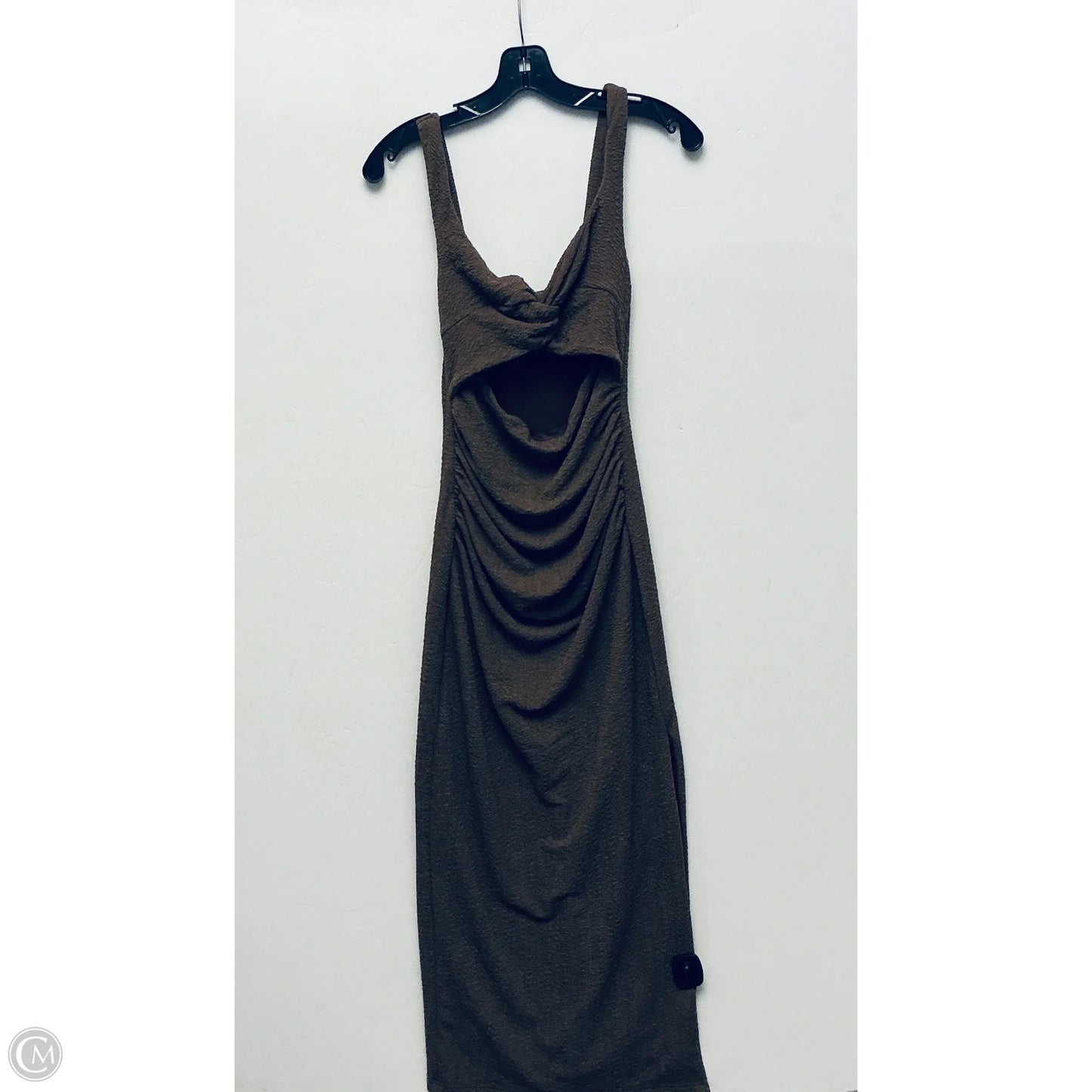 Dress Casual Midi By Showpo In Brown, Size: S