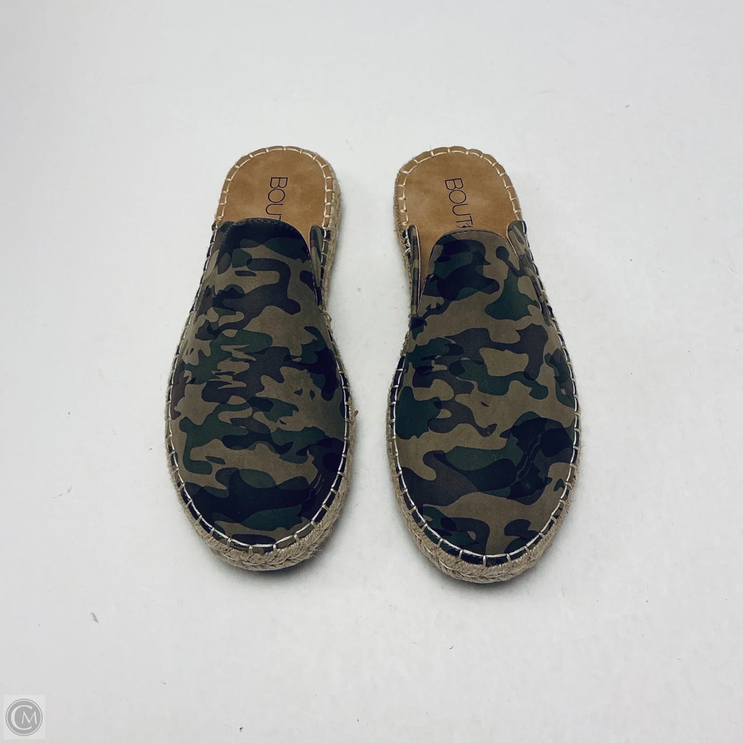 Sandals Flats By Corkys In Camouflage Print, Size: 8