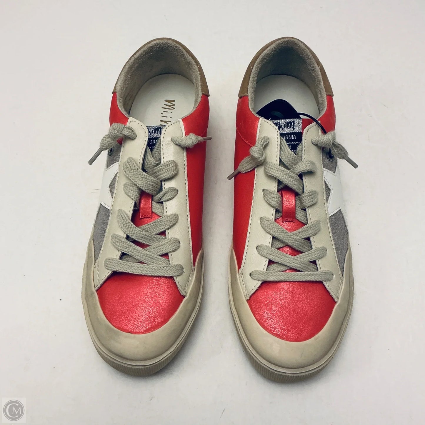 Shoes Sneakers By Clothes Mentor In Pink & Tan, Size: 10