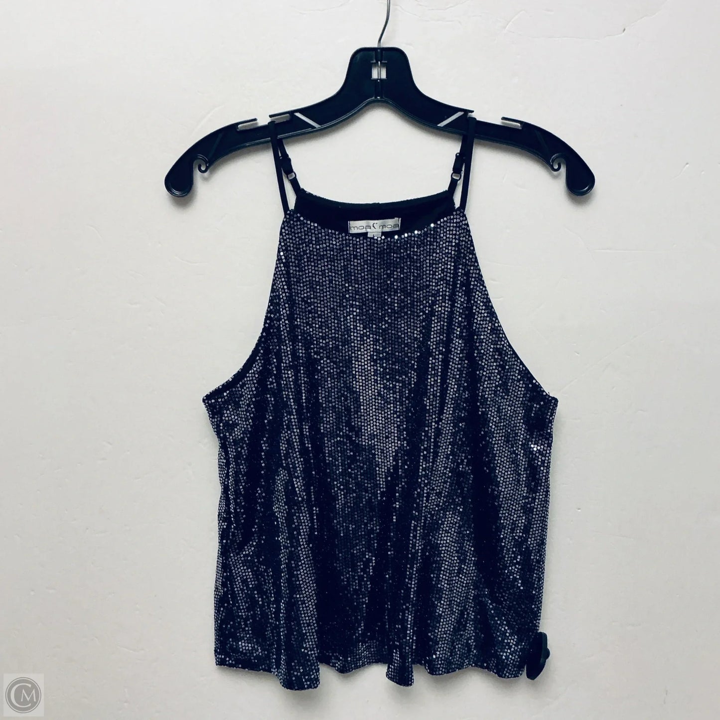 Top Sleeveless By Moa Moa In Black, Size: L