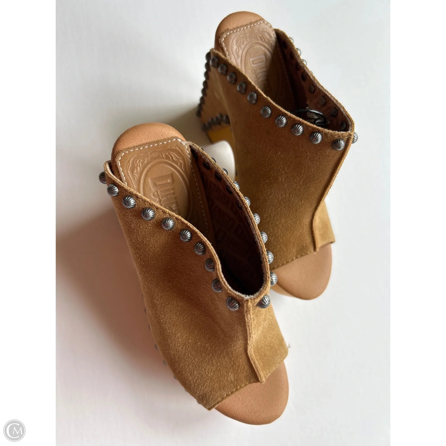 Sandals Heels Platform By Dingo In Brown, Size: 5.5
