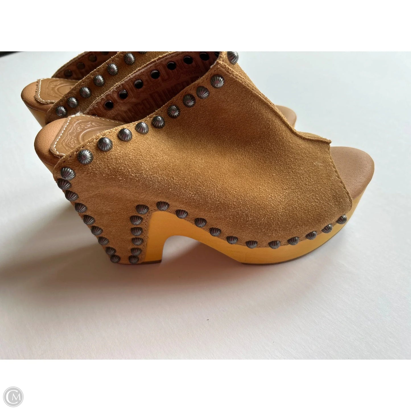 Sandals Heels Platform By Dingo In Brown, Size: 5.5