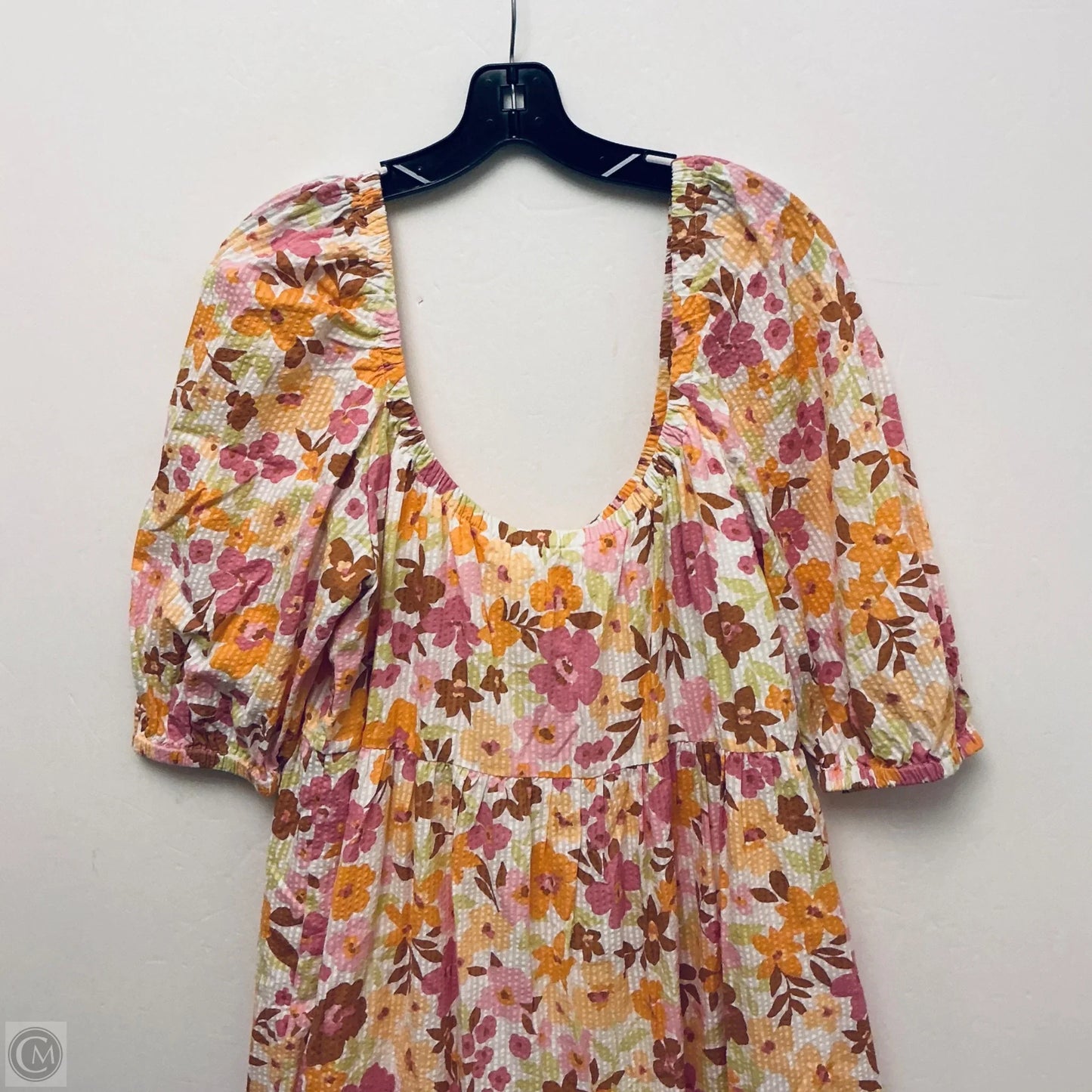 Dress Casual Maxi By Billabong In Floral Print, Size: L