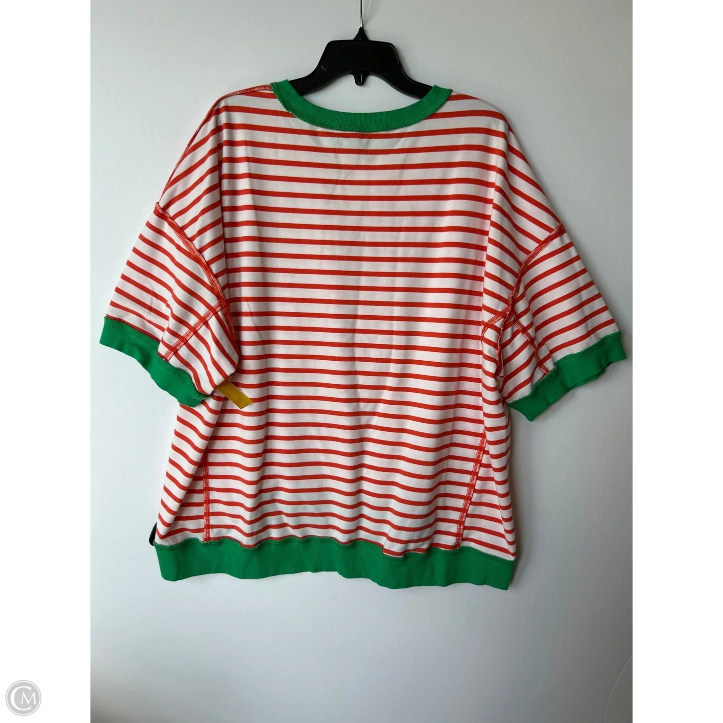 Top Short Sleeve By Clothes Mentor In Striped Pattern, Size: Xl