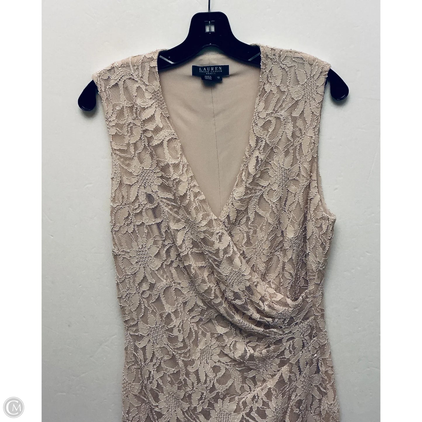 Dress Party Short By Lauren By Ralph Lauren In Brown, Size: L