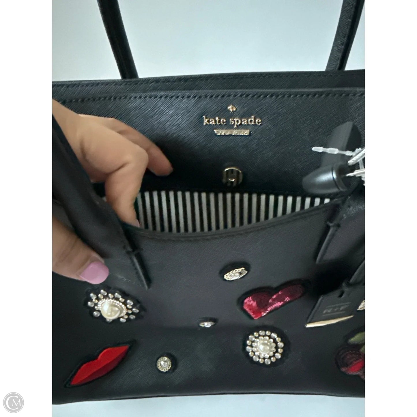 Handbag Designer By Kate Spade, Size: Large
