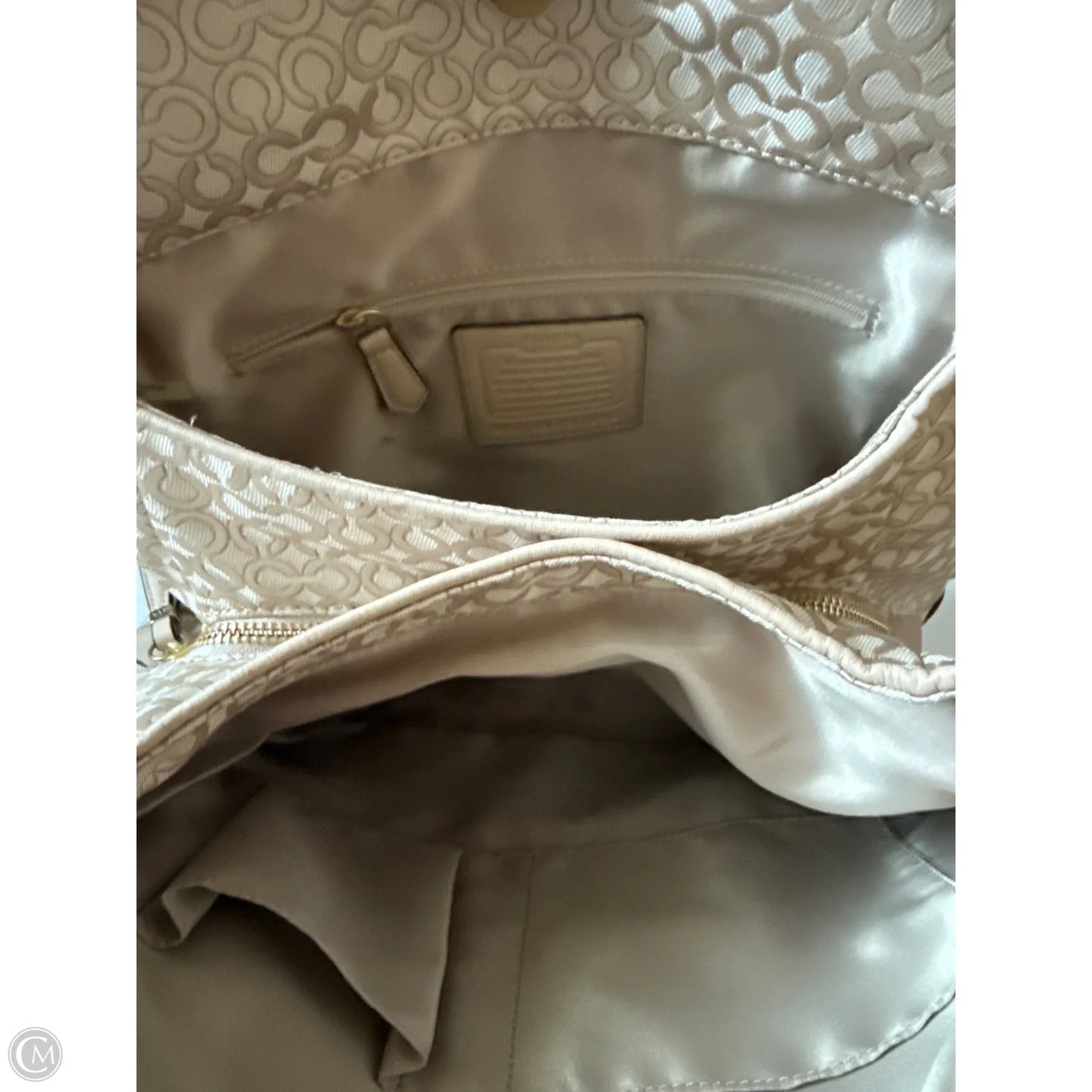 Handbag Designer By Coach, Size: Large