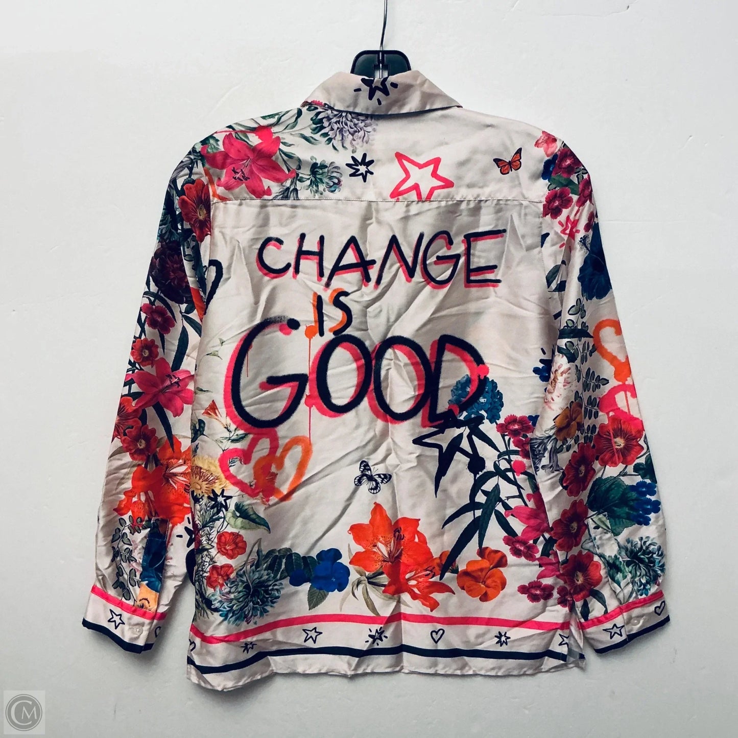 Top Long Sleeve By Clothes Mentor In Floral Print, Size: S