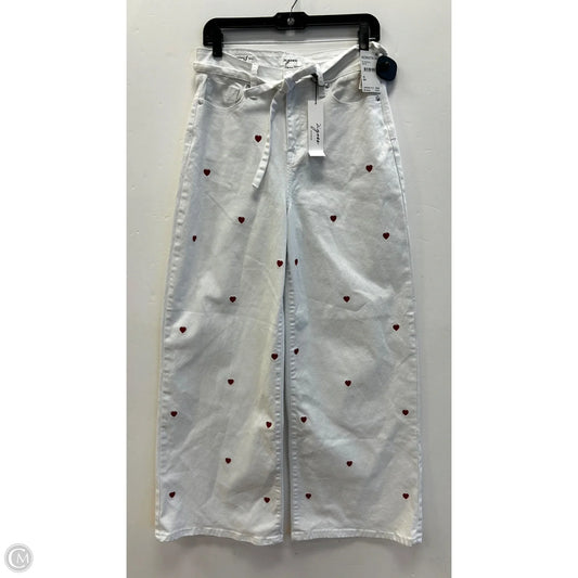 Top Short Sleeve By Johnny Was In Floral Print, Size: Xs