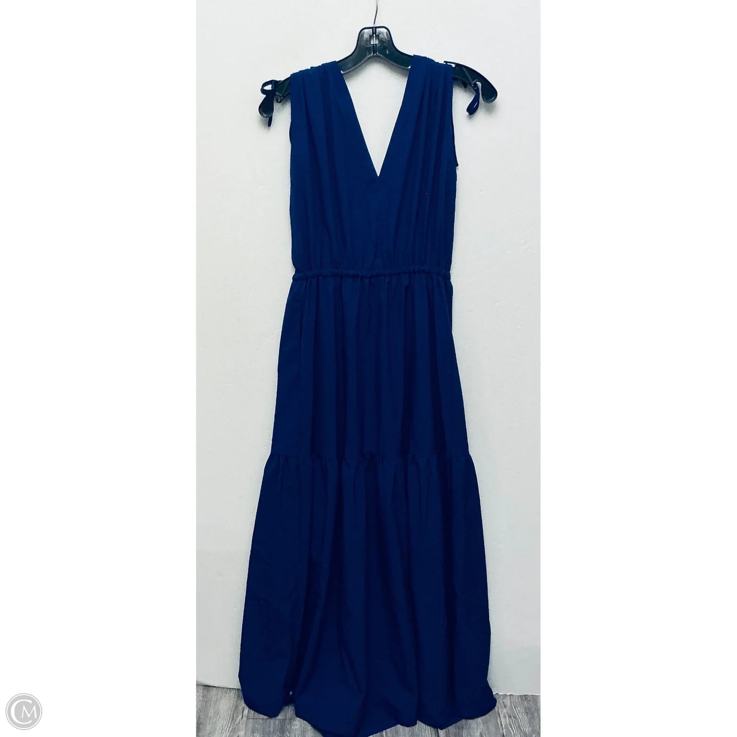 Dress Casual Midi By Calvin Klein In Blue, Size: S