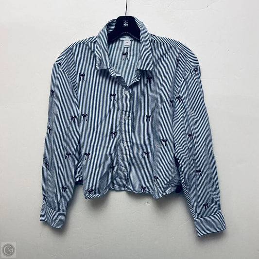 Top Long Sleeve By Old Navy In Striped Pattern, Size: M