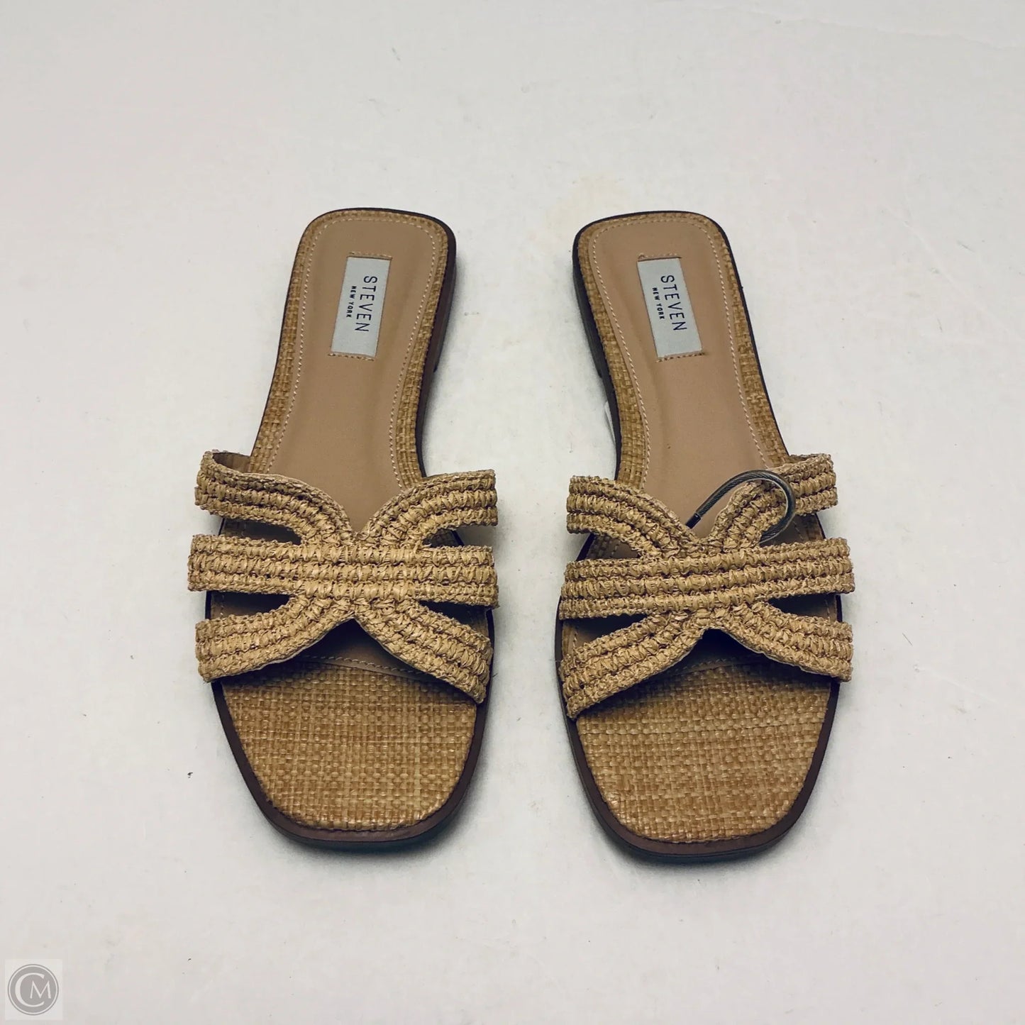 Sandals Flats By Clothes Mentor In Tan, Size: 8