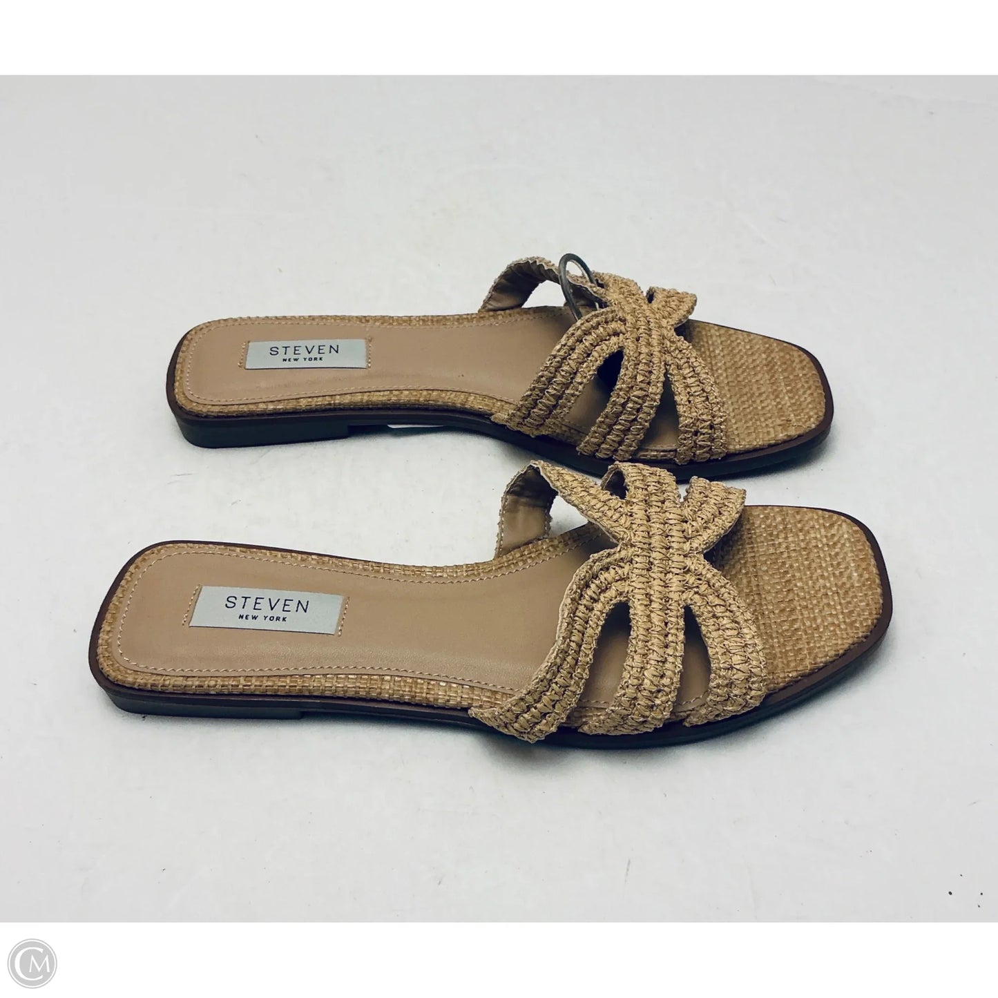 Sandals Flats By Clothes Mentor In Tan, Size: 8