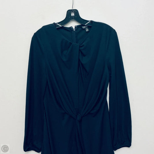 Dress Work By Lauren By Ralph Lauren In Navy, Size: L