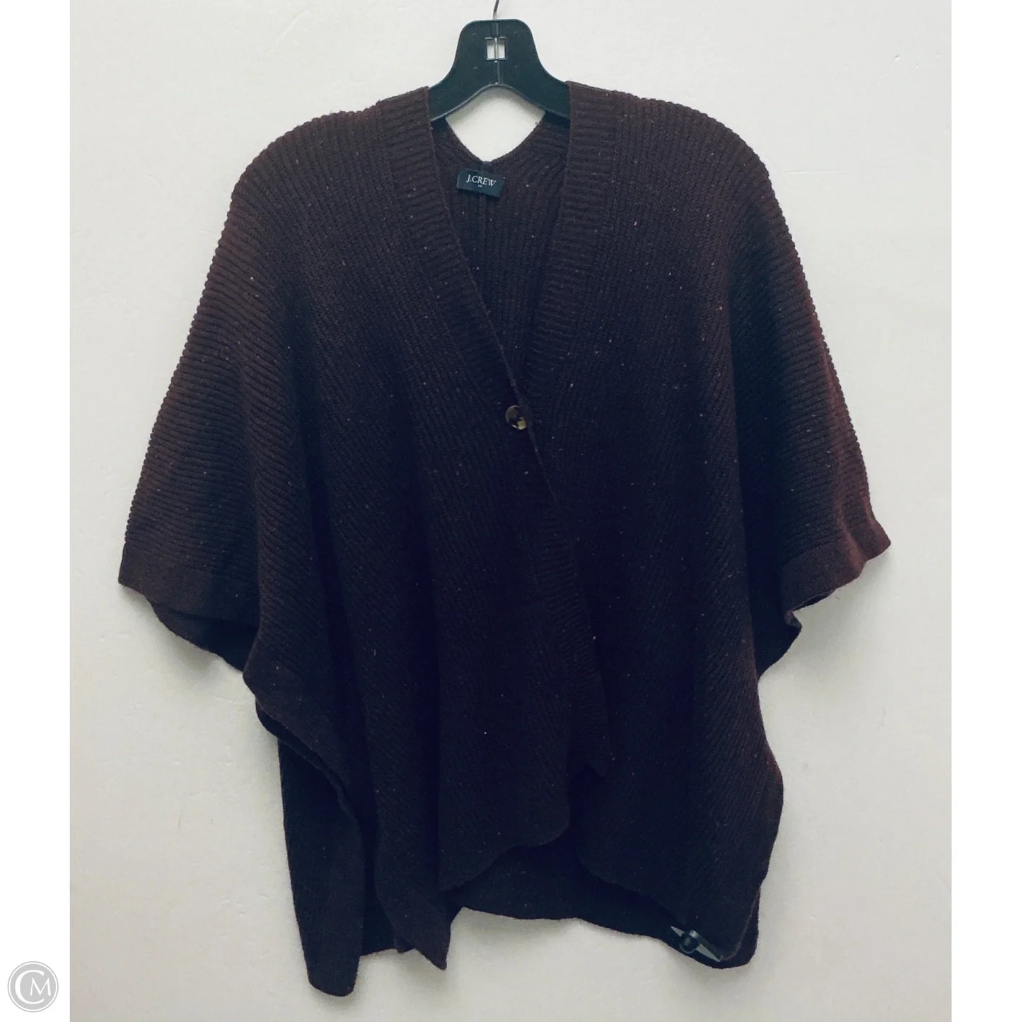 Poncho By J. Crew In Maroon, Size: L
